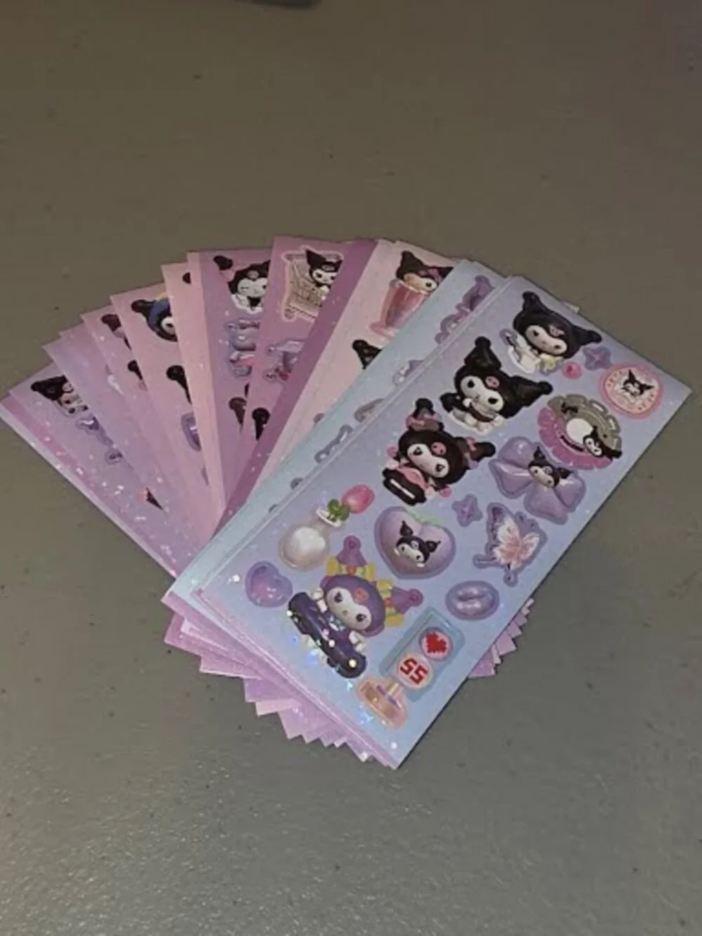 STK-2570 Kuromi 20 Mini Sticker Sheets